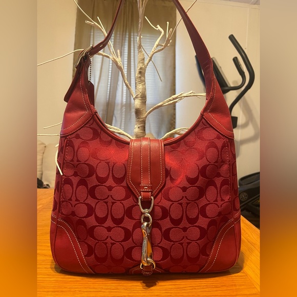 Coach Handbags - Like New Rare Vintage Coach Signature Large Hobo